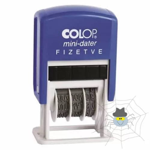 Szóbélyegző dátummal Colop Mini S160/L FIZETVE