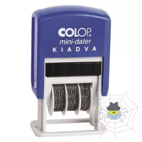 Szóbélyegző dátummal Colop Mini S160/L KIADVA