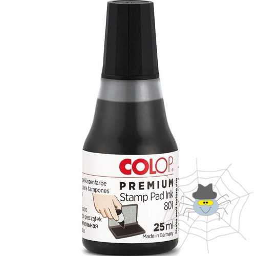 Bélyegzőfesték C 801/25 ml, Colop fekete