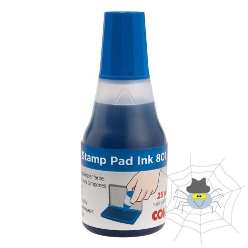 Bélyegzőfesték C 801/25 ml, Colop kék