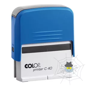 Bélyegző C40 Colop kék ház/fekete párna