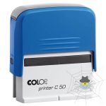 Bélyegző C50 Printer Colop kék ház/fekete párna