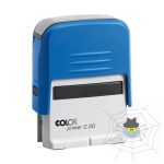 COLOP C 20 bélyegző - kék ház / fekete párna