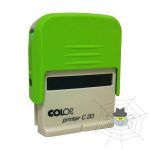 COLOP C 20 bélyegző - zöld ház / kék párna