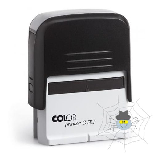 Bélyegző C30 Colop fekete ház/fekete párna