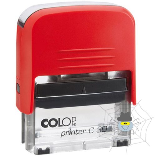 Bélyegző C30 Colop piros ház/fekete párna