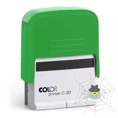 Bélyegző C30 Colop zöld ház/kék párna