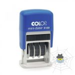 COLOP S120 mini dátum bélyegző - fekete párna