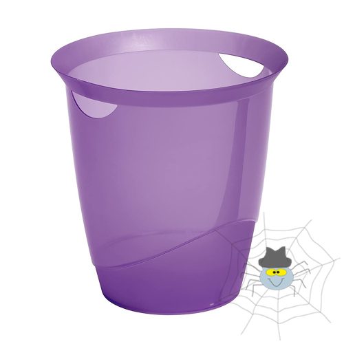 Papírkosár 16l, Durable Trend, áttetsző lila
