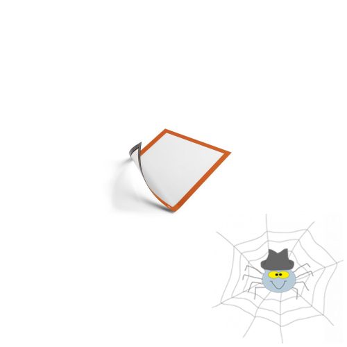 Infokeret A4, 5 db/csomag, Durable Duraframe® Magnetic narancssárga