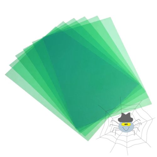 Előlap, A4, 200 micron 100 db/csomag, Bluering® áttetsző zöld