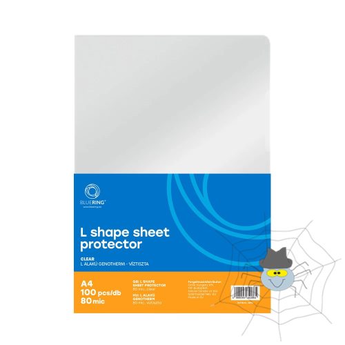 Genotherm 'L' A4, 80 micron víztiszta Bluering® 100 db/csomag,