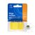 Jelölőcímke 25x45mm, 50lap, műanyag sárga