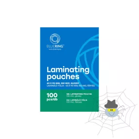   Lamináló fólia 65x95mm, 100 micron 100 db/doboz, Bluering®