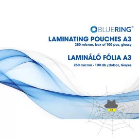 Lamináló fólia A3, 250 micron 100 db/doboz, Bluering®