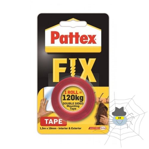 Ragasztószalag kétoldalas, 19mmx1,5 m, Henkel Patex Fix 120 kg