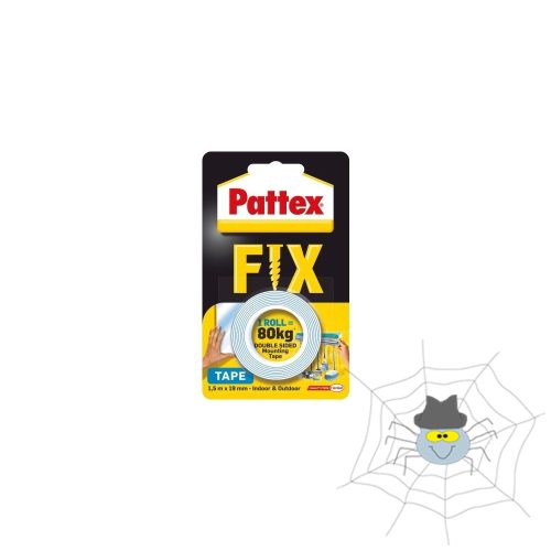 Ragasztószalag kétoldalas, 19mmx1,5 m, Henkel Patex Fix 80 kg
