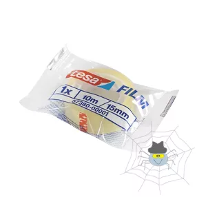 Ragasztószalag 10mx15mm, átlátszó FLP Tesa