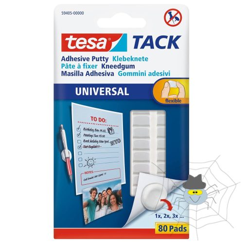 Ragasztópont hatszögletű, 12mm, kétoldalas átlátszó 72 db/csomag, Tesa