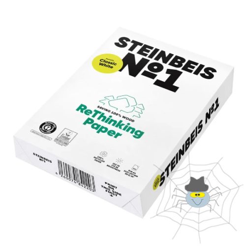 STEINBEIS No 1. ISO 70-s A4/80 gr. újrahasznosított fénymásolópapír - 500 lap/csomag