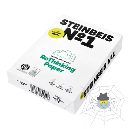 STEINBEIS No 1. ISO 70-s A4/80 gr. újrahasznosított fénymásolópapír - 500 lap/csomag