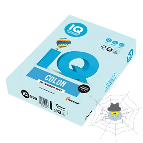 Fénymásolópapír színes IQ Color A/3 80 gr pasztell kék BL29 500 ív/csomag