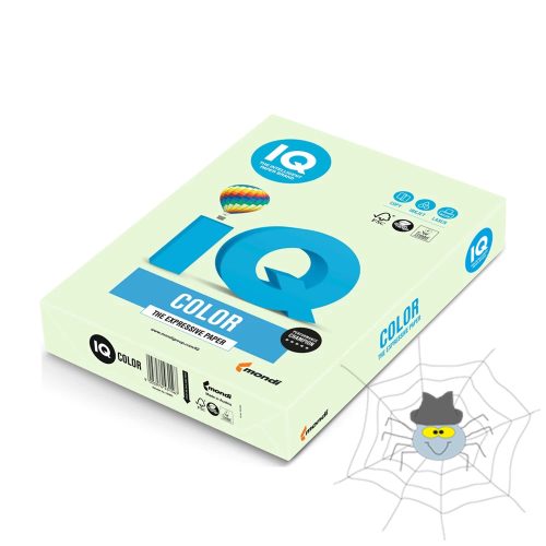 Fénymásolópapír színes IQ Color A/3 80 gr pasztell zöld GN27 500 ív/csomag