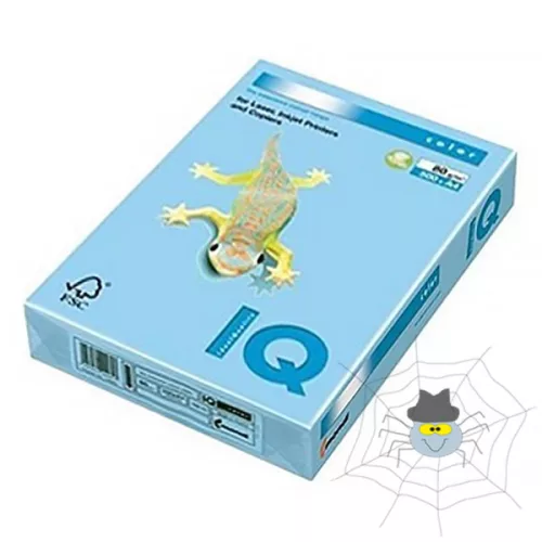 Fénymásolópapír színes IQ Color A/4 160 gr pasztell közép kék MB30 250 ív/csomag