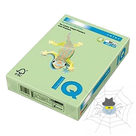 IQ Color A4/160 gr. színes fénymásolópapír - "GN27" pasztell zöld - 250 ív/csomag