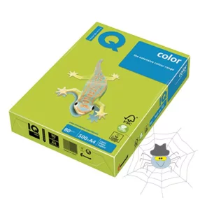   Fénymásolópapír színes IQ Color A/4 80 gr intenzív lime G46 500 ív/csomag