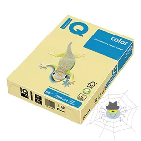   IQ Color A4/80 gr. színes fénymásolópapír - "BE66" pasztell vanília - 500 ív/csomag