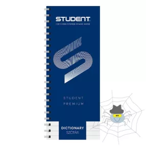 Szótárfüzet spirálos ICO Student Prémium 40 lapos