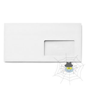    LA4 szilikonos bélésnyomot boríték 110x220 mm jobb ablakos 45x90 mm - 1000 db/doboz