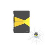   LEITZ Office A5 spirálfüzet PP borítóval 90 lapos kockás - sárga