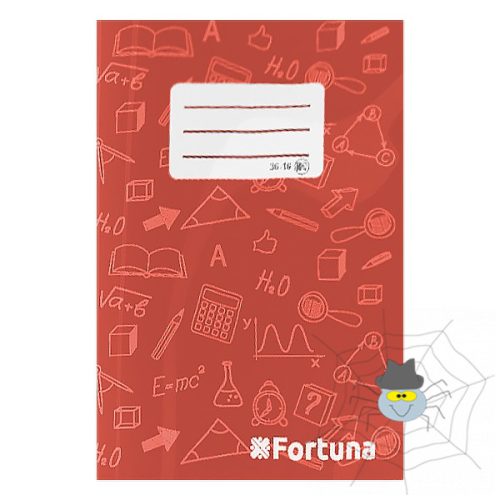 FORTUNA Basic A5/32 lapos 27-32 kockás füzet