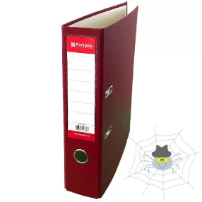 Fortuna  emelőkaros iratrendező - A4 - 5 cm - bordó