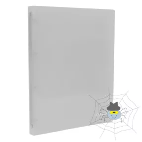 Gyűrűskönyv E-COLLECTION A/4 pp 4 gyűrű átlátszó
