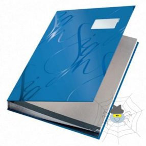 LEITZ A/4 aláírandókönyv - kék