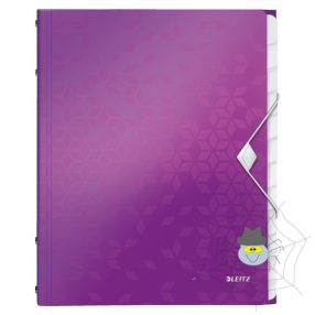 Előrendező LEITZ Wow A/4 12 részes lila