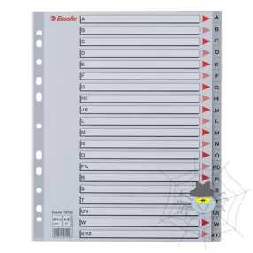 Regiszter ESSELTE műanyag A/4 maxi A-Z
