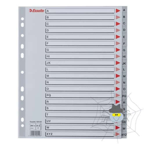 Regiszter ESSELTE műanyag A/4 maxi A-Z