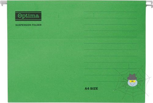 Függőmappa OPTIMA A/4 zöld 25db/csomag