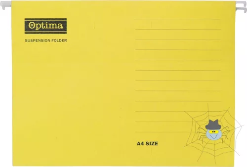 Függőmappa OPTIMA A/4 sárga 25db/csomag