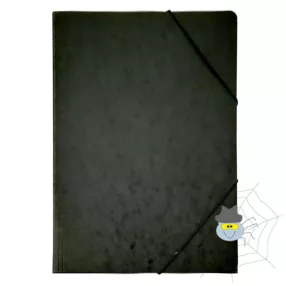 Gumis mappa prespán fekete 345gr