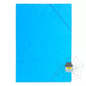 Gumis mappa prespán világoskék 345gr