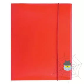 Gumis mappa OPTIMA A/4 piros 600gr