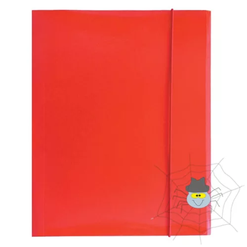 Gumis mappa OPTIMA A/4 piros 600gr
