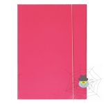 Gumis mappa OPTIMA A/4 fluo pink 600gr