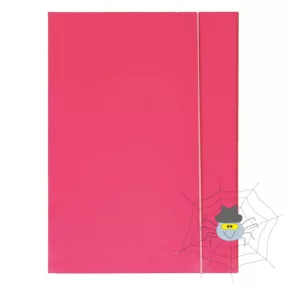 Gumis mappa OPTIMA A/4 fluo pink 600gr