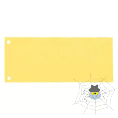 Elválasztócsík ESSELTE 105x240mm sárga